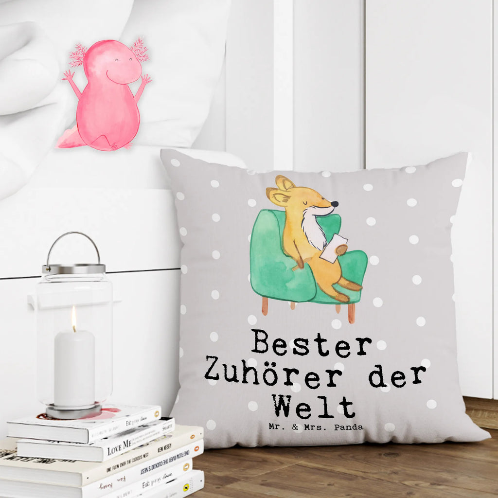 Cushion Fox Best listener in the world Motivkissen, kuschelkissen 40x40, kissen für couch, Kissen 40x40, kissen 40 x 40, Zierkissen, zier kissen, wurfkissen, Mikrofaser Kissen, kuschel kissen, Kopfkissen, zierkissen 40x40, microfaser dekokissen, couchkissen 40x40, deko kissen, Dekokissen 40x40, wohnzimmer kissen, microfaser sofakissen, microfaser zierkissen, Polsterkissen, 40 X 40 Kissen, couch kissen, microfaser kopfkissen, Couchkissen, Kissen, Dekokissen, sofa kissen, Dekokissen Sofa, kissen für sofa, Kuschelkissen, 40x40 kissen, kissen mikrofaser, Sofakissen, Sofakissen 40x40, Kopfkissen 40x40, Geschenkidee, Geschenk, Schenken, Mitbringsel, Geburtstag, Geburtstagsgeschenk, für, Danke, Dankeschön, Bedanken, Freude machen, Geschenktipp, Freundin, Zuhörer, Freund, Hilfe, Offenes Ohr, Hilfsbereit