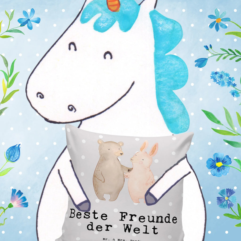 Cushion Hare best friends in the world couch, fluffy, pillow case, 40 x 40, bed, Pillow, cushion, settee, soft, sofa, pad, pillows, 40x40, bedroom, for, thank you, gift, giving, birthday, birthday present, gift idea, souvenir, make you happy, gift tip, friendship, friends, dude, boyfriend, bff, clique, best friends, girlfriend, bae