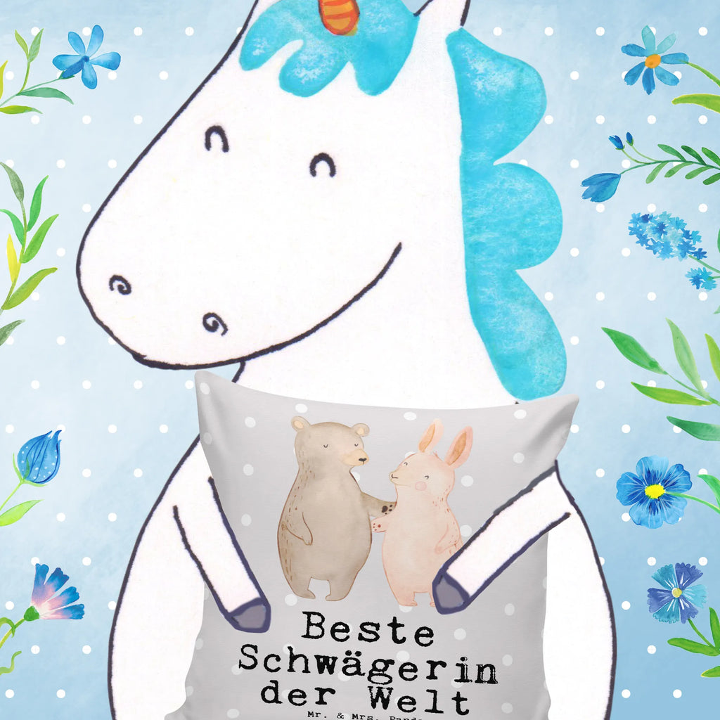 Cushion Hare Best sister in law in the world bedroom, soft, fluffy, pillows, couch, bed, 40x40, sofa, pillow case, cushion, settee, Pillow, pad, 40 x 40, for, thank you, gift, giving, birthday, birthday present, gift idea, souvenir, make you happy, gift tip, sister-in-law, brother, relatives, sister, family, wife, partner, Sister-in-law, husband, married