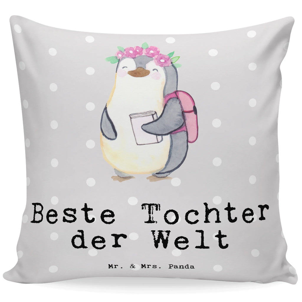 40x40 Kissen Pinguin Beste Tochter der Welt Dekokissen Sofa, sofakissen, Sofakissen, Kissen 40x40 Waschbar, Couchkissen, Kissen 40x40, sitzkissen, Kissenbezug 40x40, Kissen, Sofakissen 40x40, Kissenhülle 40x40, Dekokissen, Zierkissen, Kissenhülle, Dekokissen 40x40, Motivkissen, Kissenbezüge, Kopfkissen, Kopfkissen 40x40, für, Dankeschön, Geschenk, Schenken, Geburtstag, Geburtstagsgeschenk, Geschenkidee, Danke, Bedanken, Mitbringsel, Freude machen, Geschenktipp, Töchterchen, Belohnung, Vater, Kleine, Mutter, Töchter, Familie, Geburt, Kind, Tochter, Kinder