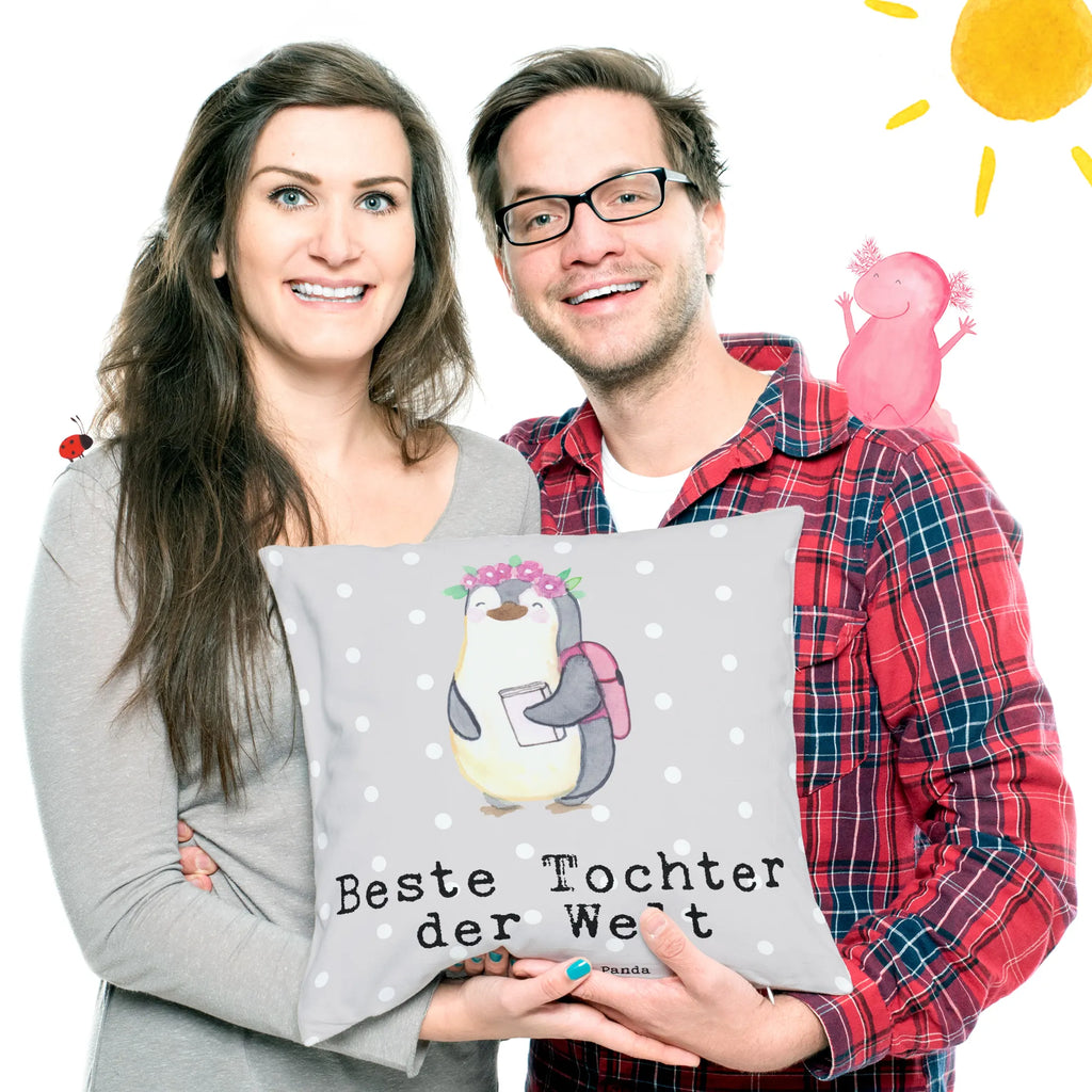 40x40 Kissen Pinguin Beste Tochter der Welt Dekokissen Sofa, sofakissen, Sofakissen, Kissen 40x40 Waschbar, Couchkissen, Kissen 40x40, sitzkissen, Kissenbezug 40x40, Kissen, Sofakissen 40x40, Kissenhülle 40x40, Dekokissen, Zierkissen, Kissenhülle, Dekokissen 40x40, Motivkissen, Kissenbezüge, Kopfkissen, Kopfkissen 40x40, für, Dankeschön, Geschenk, Schenken, Geburtstag, Geburtstagsgeschenk, Geschenkidee, Danke, Bedanken, Mitbringsel, Freude machen, Geschenktipp, Töchterchen, Belohnung, Vater, Kleine, Mutter, Töchter, Familie, Geburt, Kind, Tochter, Kinder