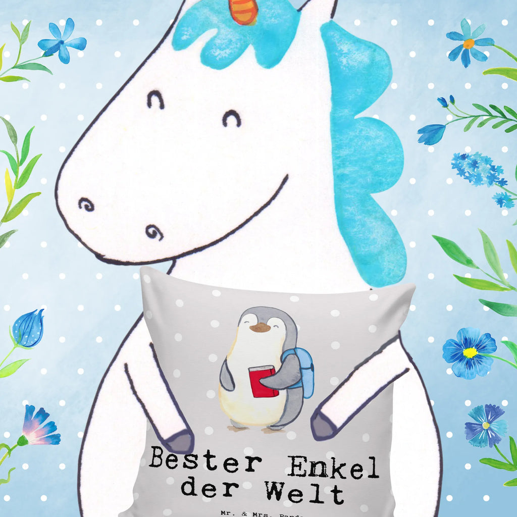 40x40 Kissen Pinguin Bester Enkel der Welt Kissenhülle 40x40, Sofakissen, Zierkissen, Kopfkissen, Kopfkissen 40x40, Dekokissen 40x40, Kissenhülle, Kissen, Dekokissen, Kissenbezüge, Kissenbezug 40x40, Kissen 40x40 Waschbar, Motivkissen, Dekokissen Sofa, Kissen 40x40, sofakissen, sitzkissen, Couchkissen, Sofakissen 40x40, für, Dankeschön, Geschenk, Schenken, Geburtstag, Geburtstagsgeschenk, Geschenkidee, Danke, Bedanken, Mitbringsel, Freude machen, Geschenktipp, Kind von Tochter, Enkelkind, Oma, Enkel, Enkelsohn, Taufe, Opa, Großsohn, Kind von Sohn