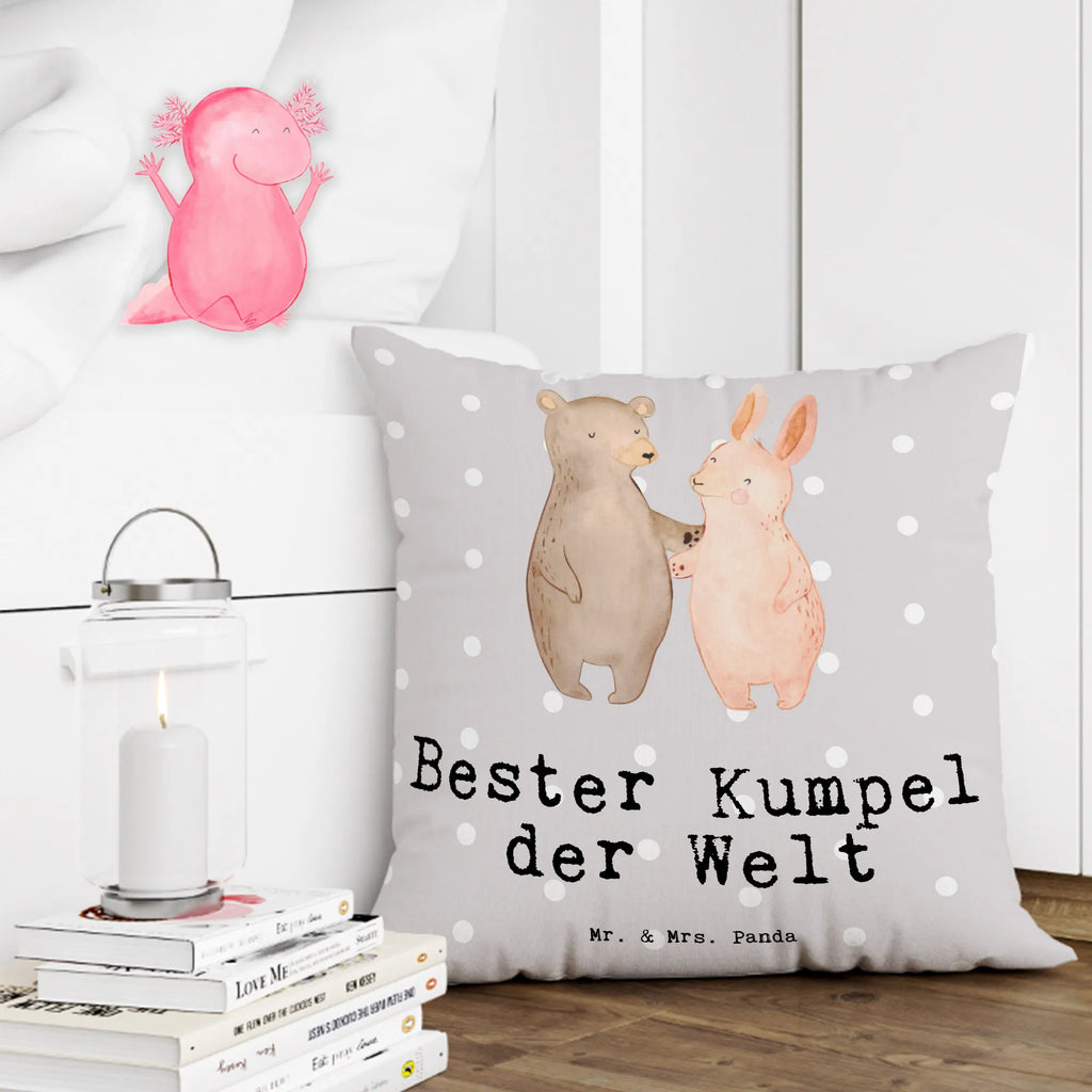 Cushion Hare best buddy in the world soft, sofa, Pillow, bed, fluffy, couch, pillow case, pillows, pad, 40 x 40, cushion, bedroom, settee, 40x40, for, thank you, gift, giving, birthday, birthday present, gift idea, souvenir, make you happy, gift tip, best, best friend, best friends, buddy, cronies, friendship, colleague, sweetheart, bro