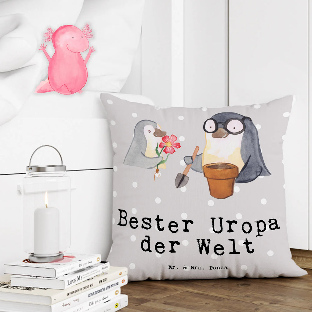 Cushion penguin Best great grandpa in the world sofa, bedroom, cushion, settee, 40 x 40, pad, pillow case, 40x40, fluffy, Pillow, pillows, soft, couch, bed, for, thank you, gift, giving, birthday, birthday present, gift idea, souvenir, make you happy, gift tip, grandpa, grandpa. Grandpa, little thing, great-grandpa, granddaughter, grandchild, grandparents, great-grandparents, great-grandpa souvenir, grandson, Great-grandpa, grandfather, best