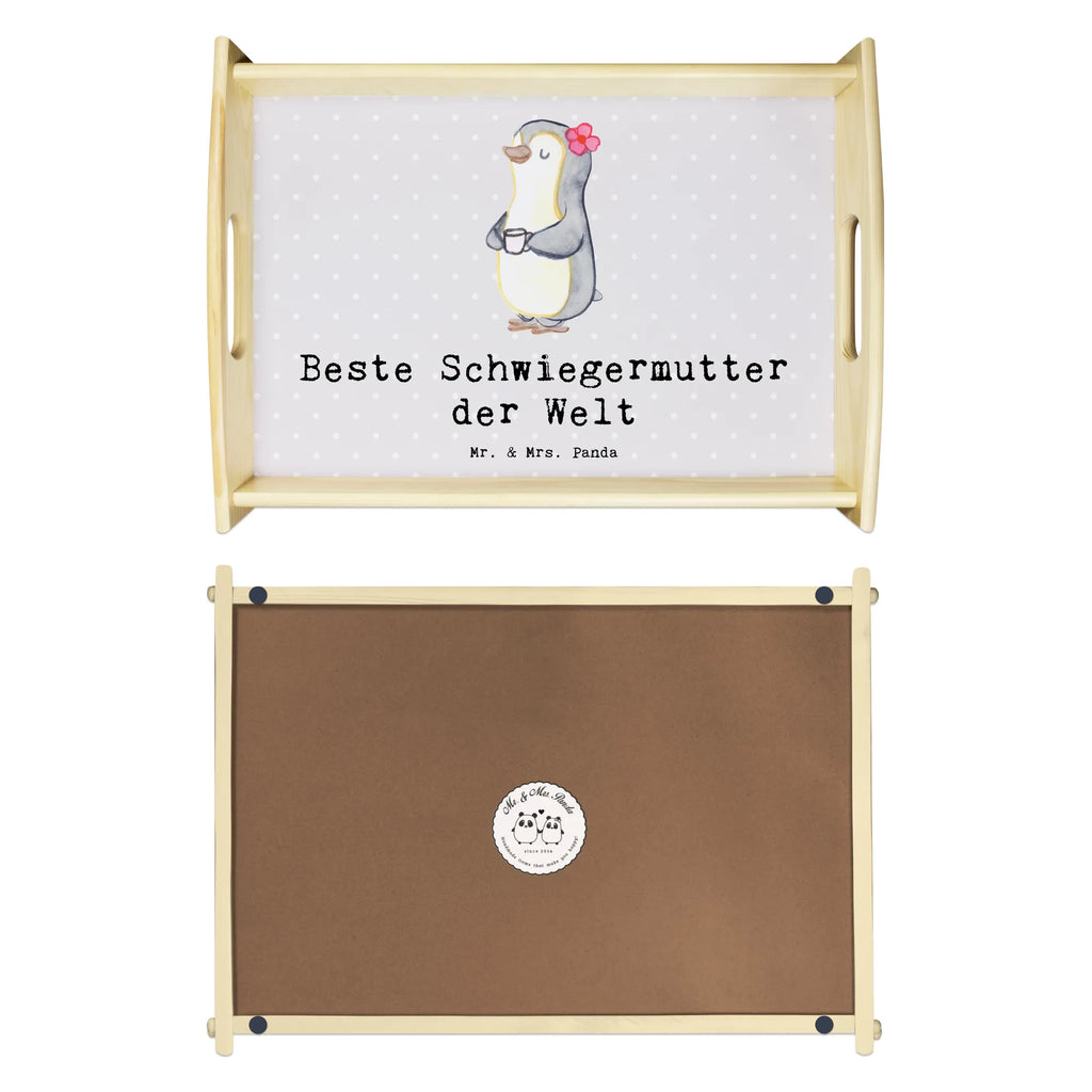 Serviertablett Pinguin Beste Schwiegermutter der Welt Tablett, Serviertablett, Dekotablett, Holztablett, Frühstückstablett, Küchentablett, für, Dankeschön, Geschenk, Schenken, Geburtstag, Geburtstagsgeschenk, Geschenkidee, Danke, Bedanken, Mitbringsel, Freude machen, Geschenktipp, Schwiegereltern, angeheiratet, Schwiegermutter, Schwiegermama, Mama, Mutter des Ehepartners, Mutter