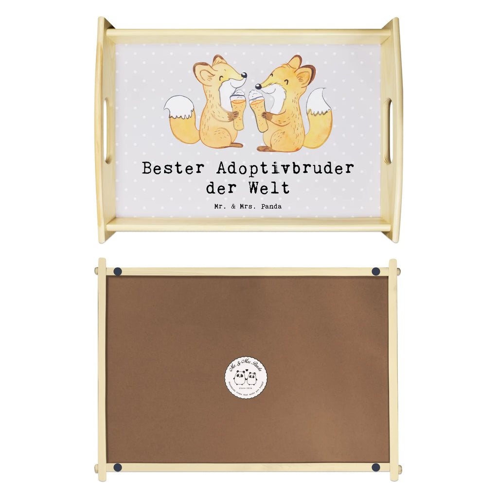 Serviertablett Fuchs Bester Adoptivbruder der Welt Holztablett, Serviertablett, Dekotablett, Küchentablett, Frühstückstablett, Tablett, für, Dankeschön, Geschenk, Schenken, Geburtstag, Geburtstagsgeschenk, Geschenkidee, Danke, Bedanken, Mitbringsel, Freude machen, Geschenktipp, Sohn, adoptiert, Kleinigkeit, Brother, Bruderherz, Geschwister, Adoptivbruder, Bester, Schwester, Familie, Brudi, Bruder