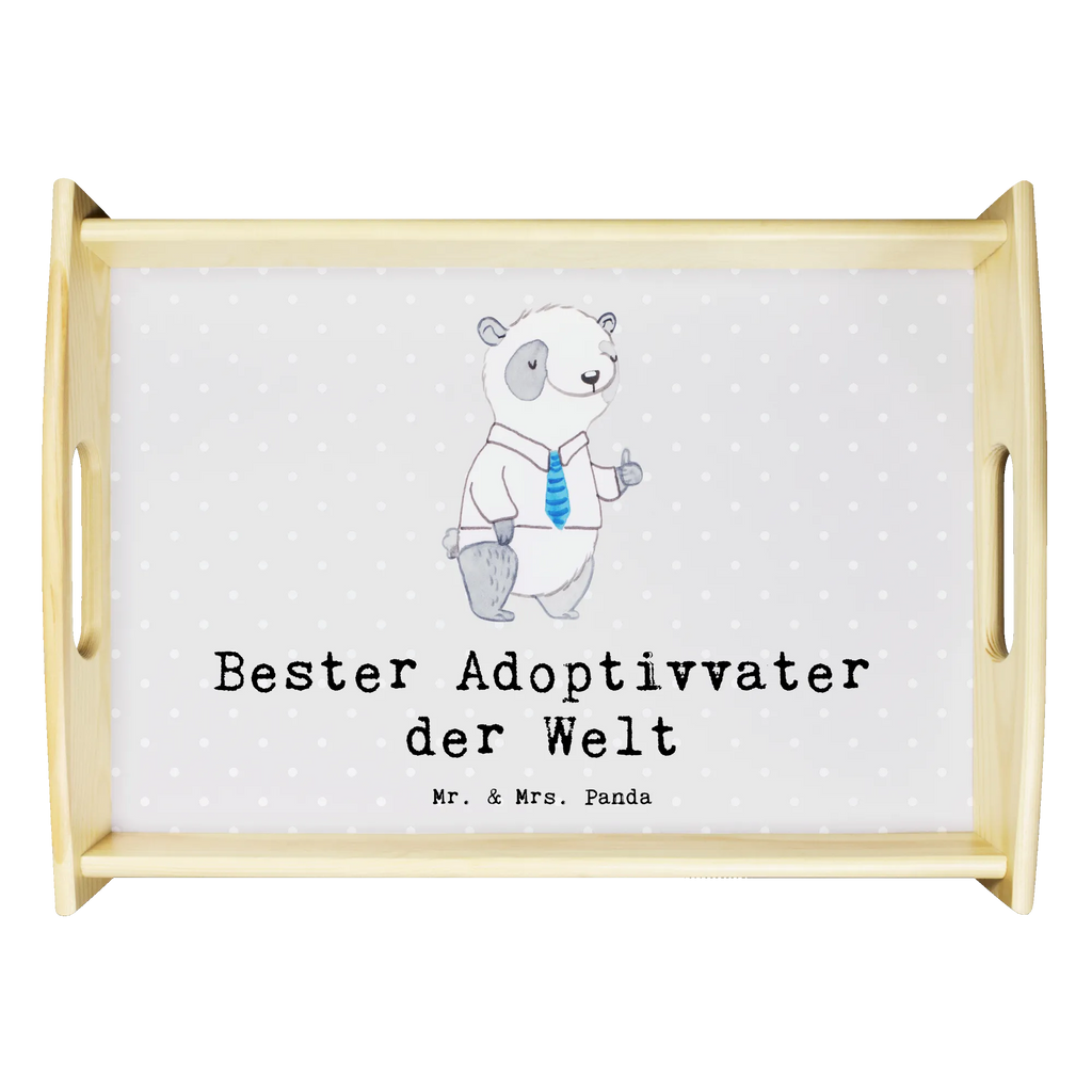 Serving tray panda Best adoptive father in the world Serviertablett, Tablett, Frühstückstablett, Holztablett, Küchentablett, Dekotablett, für, Dankeschön, Geschenk, Schenken, Geburtstag, Geburtstagsgeschenk, Geschenkidee, Danke, Bedanken, Mitbringsel, Freude machen, Geschenktipp, Adoptiv vater, Adoptivvater, Adoption, adoptiert