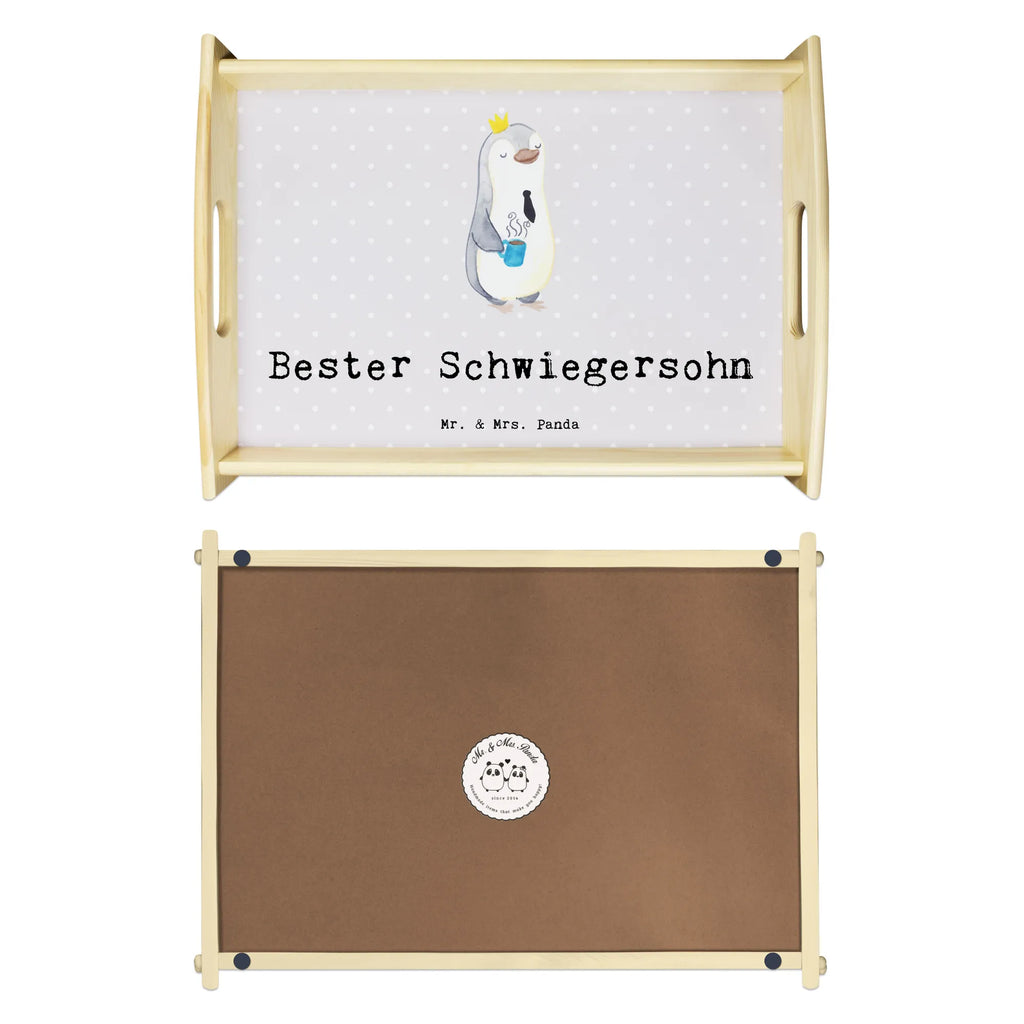 Serving tray penguin Best son in law Serviertablett, Dekotablett, Holztablett, Tablett, Küchentablett, Frühstückstablett, für, Dankeschön, Geschenk, Schenken, Geburtstag, Geburtstagsgeschenk, Geschenkidee, Danke, Bedanken, Mitbringsel, Freude machen, Geschenktipp, Schwiegersohn, angeheiratet, Ehefrau des Sohns, Frau, Tochter, Hochzeit, Heirat