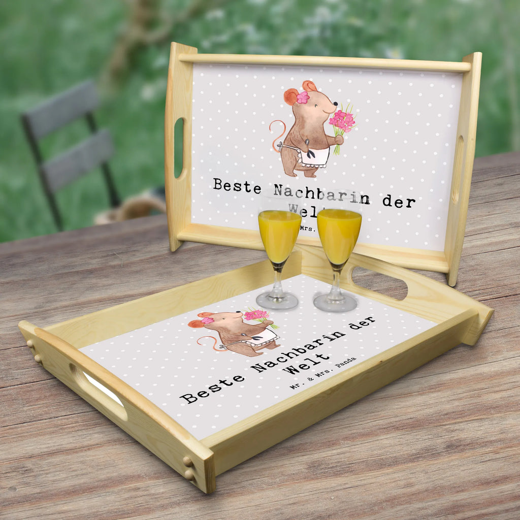 Serving tray Mouse Best neighbor in the world Dekotablett, Holztablett, Tablett, Serviertablett, Küchentablett, Frühstückstablett, für, Dankeschön, Geschenk, Schenken, Geburtstag, Geburtstagsgeschenk, Geschenkidee, Danke, Bedanken, Mitbringsel, Freude machen, Geschenktipp, Nachbarin, Bewohnerin, Freundin, Angrenzer, Nachbarschaft, Nachbarn, Anwohnerin, Freundschaft