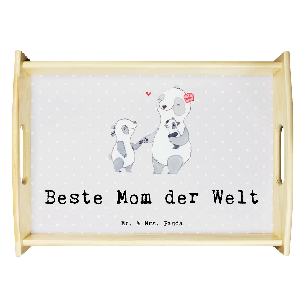 Serviertablett Panda Beste Mom der Welt Frühstückstablett, Dekotablett, Serviertablett, Tablett, Holztablett, Küchentablett, für, Dankeschön, Geschenk, Schenken, Geburtstag, Geburtstagsgeschenk, Geschenkidee, Danke, Bedanken, Mitbringsel, Freude machen, Geschenktipp, Sohn, Mutti, Mom, Beste Mama, Supermama, Beste, Mutter, Mama, Muttertag, Mommy, Mami, Tochter, Ma