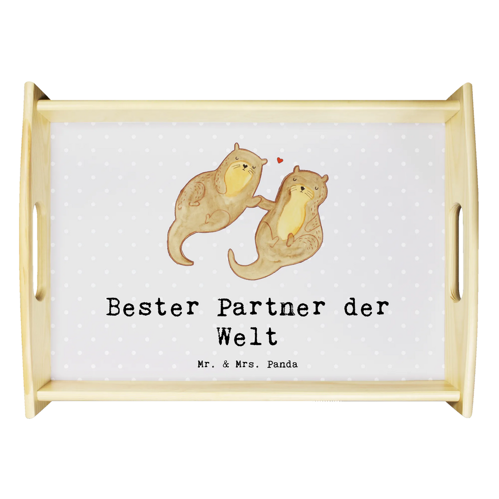 Serviertablett Otter Bester Partner der Welt Serviertablett, Holztablett, Frühstückstablett, Dekotablett, Tablett, Küchentablett, für, Dankeschön, Geschenk, Schenken, Geburtstag, Geburtstagsgeschenk, Geschenkidee, Danke, Bedanken, Mitbringsel, Freude machen, Geschenktipp, Liebe, Partner, Ehepartner, Lebensgefährte, Ehefrau, Ehemann. Freundin, Mann, Paar, Frau, Freund