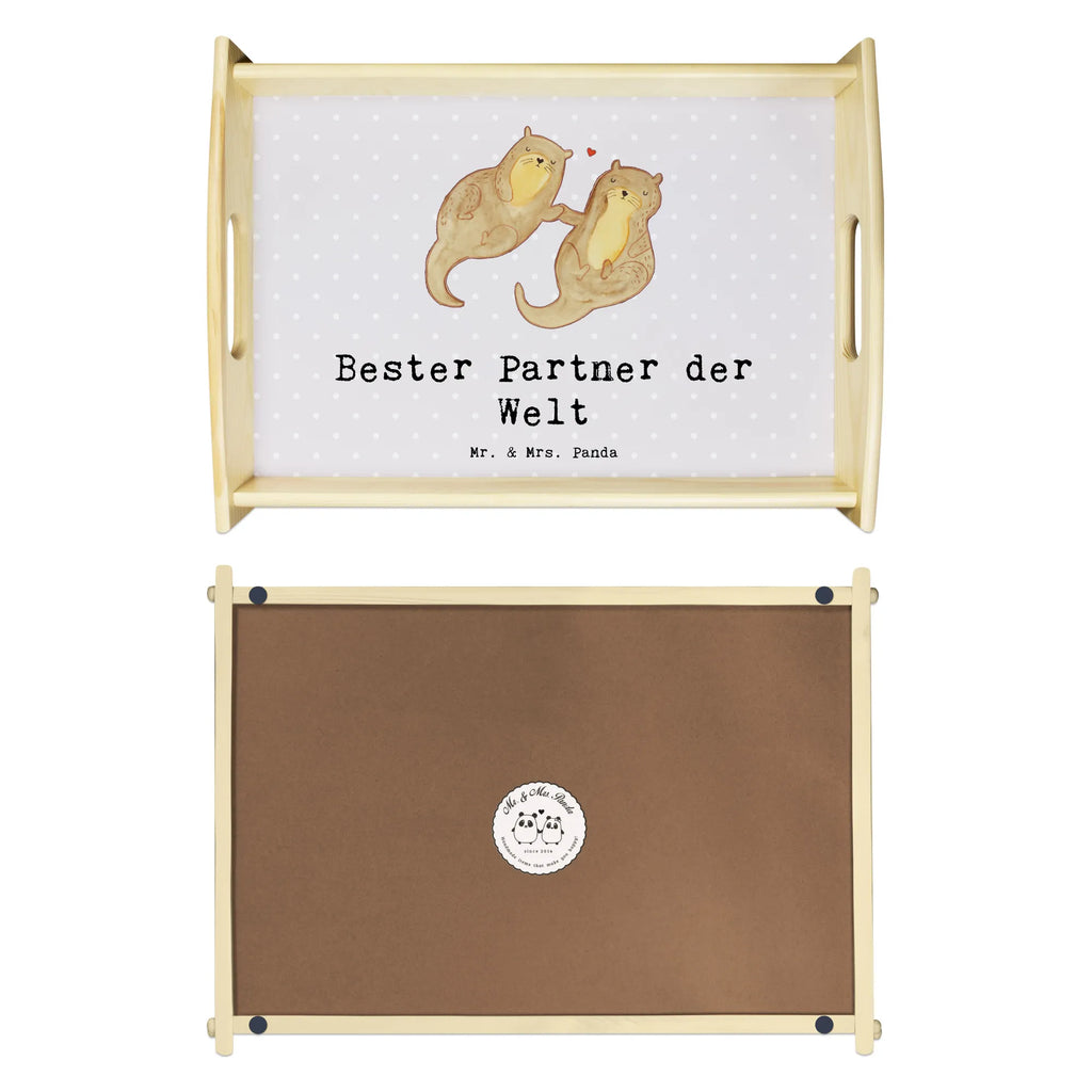 Serviertablett Otter Bester Partner der Welt Serviertablett, Holztablett, Frühstückstablett, Dekotablett, Tablett, Küchentablett, für, Dankeschön, Geschenk, Schenken, Geburtstag, Geburtstagsgeschenk, Geschenkidee, Danke, Bedanken, Mitbringsel, Freude machen, Geschenktipp, Liebe, Partner, Ehepartner, Lebensgefährte, Ehefrau, Ehemann. Freundin, Mann, Paar, Frau, Freund