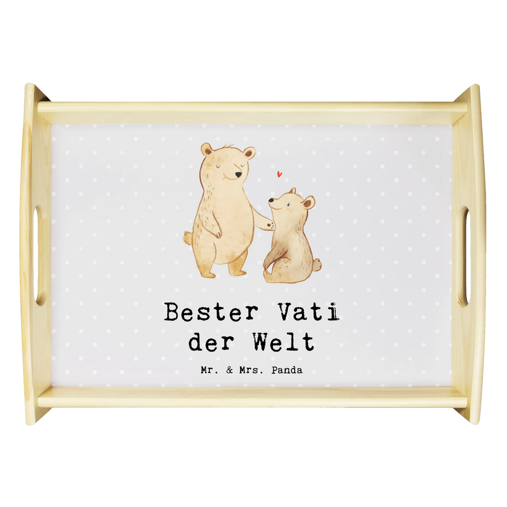 Serving tray bear World&#39;s Best Dad breakfast tray, tray, kitchen tray, wooden tray, serving tray, for, thank you, gift, giving, birthday, birthday present, gift idea, souvenir, make you happy, gift tip, man, little thing, papi, dad, papa, Father, family, best, daddy, parents, gift father