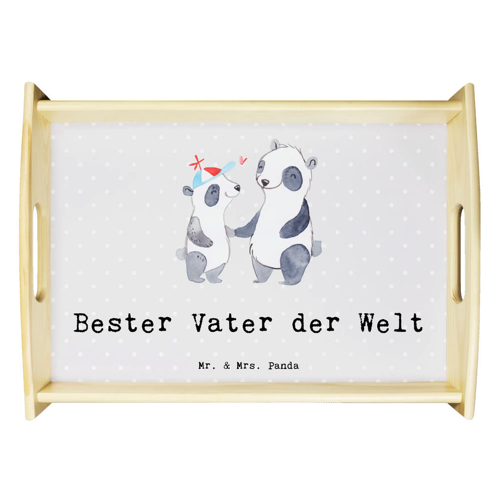 Serviertablett Panda Bester Vater der Welt Holztablett, Dekotablett, Küchentablett, Frühstückstablett, Serviertablett, Tablett, für, Dankeschön, Geschenk, Schenken, Geburtstag, Geburtstagsgeschenk, Geschenkidee, Danke, Bedanken, Mitbringsel, Freude machen, Geschenktipp, Kleinigkeit, Vati, Familie, Bester, Mann, Papi, Eltern, Vater, Geschenk Vater, Paps, Daddy, Papa, Dad