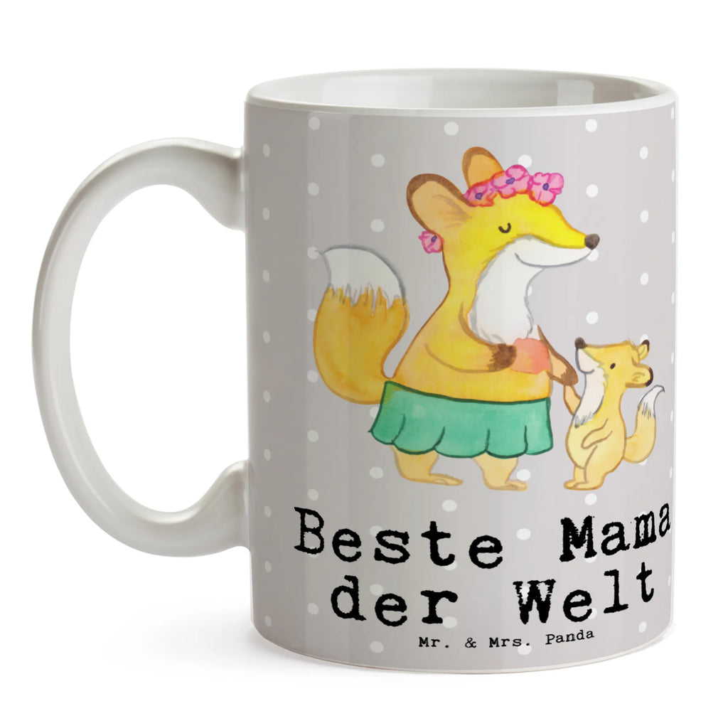 Tasse Fuchs Beste Mama der Welt Teetasse, Keramiktasse, Kaffeetasse, Tasse, Geschenktasse, Tasse mit Zitaten, Porzellantasse, Tasse mit Motiven, Bürotasse, für, Dankeschön, Geschenk, Schenken, Geburtstag, Geburtstagsgeschenk, Geschenkidee, Danke, Bedanken, Mitbringsel, Freude machen, Geschenktipp, Mutter, Mami, Ma, Muttertag, Tochter, Mutti, Mama, Beste Mama, Beste, Supermama, Sohn