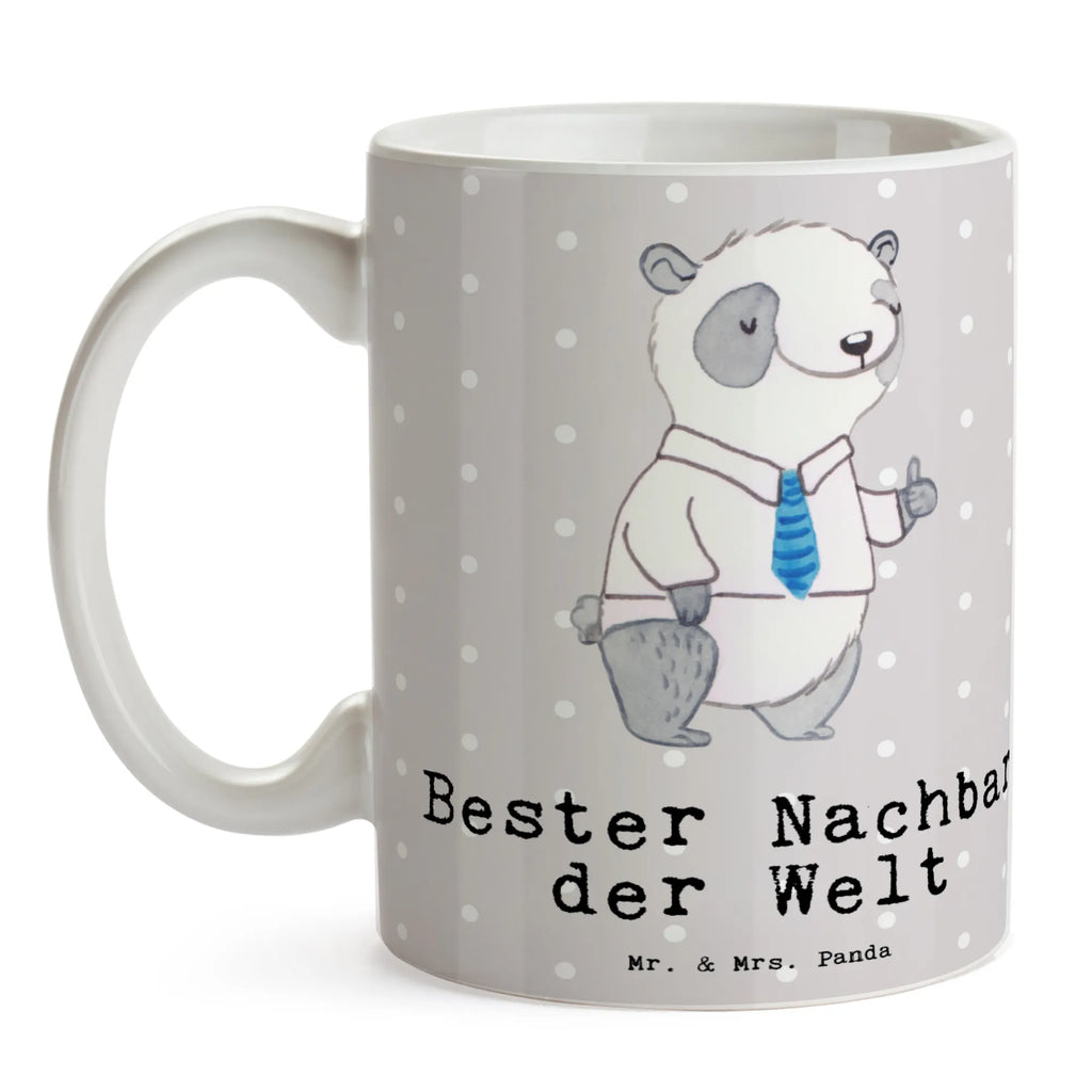Tasse Panda Bester Nachbar der Welt kaffeebecher keramik, hochwertige tasse, Motivtasse, Kaffeetasse, statement tasse, heißgetränkebecher, Trinkbecher, Keramikbecher, Frühstückstasse, Tasse, tasse für kaffee, Trinktasse, tasse für büro, Bürobecher, Bürotasse, Tasse mit Motiv, Bedruckte Tasse, Kaffeepott, kaffeebecher bedruckt, Teepott, Teebecher, Frühstücksbecher, Becher, Henkelbecher, design tasse, schöne tasse, Henkeltasse, kaffeetasse bedruckt, Coffee Mug, Pott, milchkaffeetasse, Keramiktasse, Teetasse, haferl, Kaffeebecher, Sprüchetasse, Dekotasse, Mug, kaffeetasse keramik, Tasse mit Spruch, Kakaotasse, Geschenktasse, Designtasse, Geschenkidee, Geschenk, Schenken, Mitbringsel, Geburtstag, Geburtstagsgeschenk, für, Danke, Dankeschön, Bedanken, Freude machen, Geschenktipp, Anwohner, Freundschaft, Nachbar, Nachbarn, Bewohner, Angrenzer, Freund, Nachbarschaft
