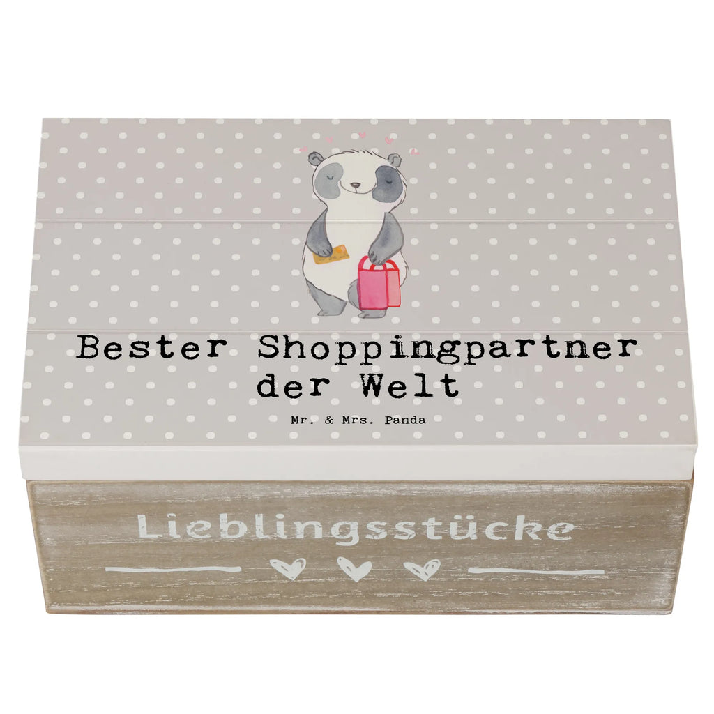 Wooden chest panda Best shopping partner in the world Aufbewahrungsbox, XXL, Erinnerungsbox, Schatulle, Erinnerungskiste, Kiste, Dekokiste, Holzkiste, Schatzkiste, Truhe, Geschenkdose, Geschenkbox, für, Dankeschön, Geschenk, Schenken, Geburtstag, Geburtstagsgeschenk, Geschenkidee, Danke, Bedanken, Mitbringsel, Freude machen, Geschenktipp, bff, Freundin, Shopping, Queen, Freund, Einkaufen, Shoppen, Shopping-Queen, Shoppingpartner, Begleitung, Partner, Bester