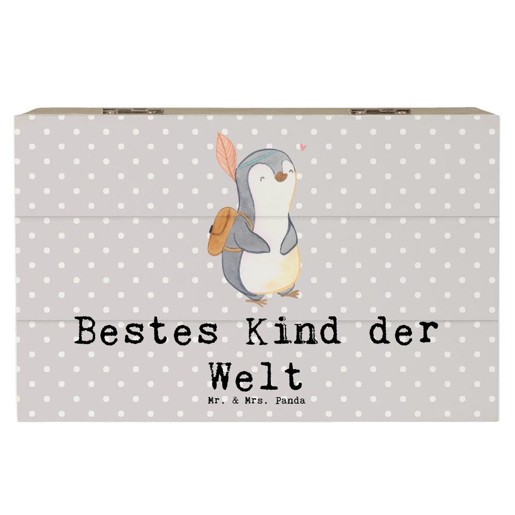 Wooden chest penguin best kid in the world Wooden box, XXL, box, storage box, decorative box, casket, chest, memory box, treasure chest, for, thank you, gift, giving, birthday, birthday present, gift idea, souvenir, make you happy, gift tip, daughter, child, children, kids, kid, best, birth, son, darling, offspring, christening, kiddy