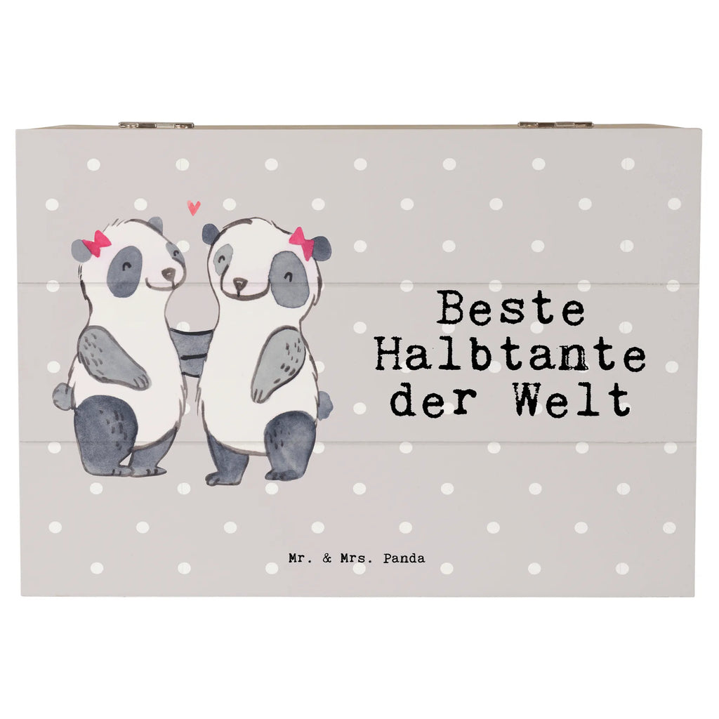 Wooden chest panda Best half-aunt in the world Erinnerungskiste, Kiste, Schatulle, Erinnerungsbox, Schatzkiste, Holzkiste, Dekokiste, XXL, Truhe, Geschenkbox, Aufbewahrungsbox, Geschenkdose, für, Dankeschön, Geschenk, Schenken, Geburtstag, Geburtstagsgeschenk, Geschenkidee, Danke, Bedanken, Mitbringsel, Freude machen, Geschenktipp, Tante, Stief, Halbtante, Stiefgeschwister, Stieftante, beste Tante, Familie, Kleinigkeit
