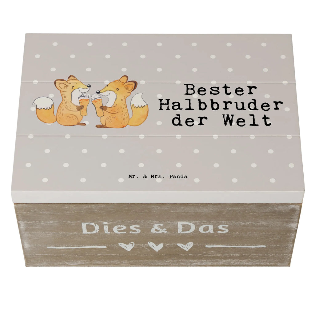 Holzkiste Fuchs Bester Halbbruder der Welt Aufbewahrungsbox, Dekokiste, Erinnerungskiste, Erinnerungsbox, Schatzkiste, Schatulle, XXL, Geschenkbox, Kiste, Holzkiste, Truhe, Geschenkdose, für, Dankeschön, Geschenk, Schenken, Geburtstag, Geburtstagsgeschenk, Geschenkidee, Danke, Bedanken, Mitbringsel, Freude machen, Geschenktipp, Kleinigkeit, Halbbruder, Stiefgeschwister, Brother, Schwester, Familie, Bester, Geschwister, Bruderherz, Brudi, Stief, Stiefbruder, Bruder, Sohn