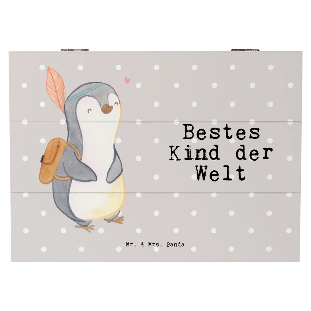 Wooden chest penguin best kid in the world Wooden box, XXL, box, storage box, decorative box, casket, chest, memory box, treasure chest, for, thank you, gift, giving, birthday, birthday present, gift idea, souvenir, make you happy, gift tip, daughter, child, children, kids, kid, best, birth, son, darling, offspring, christening, kiddy