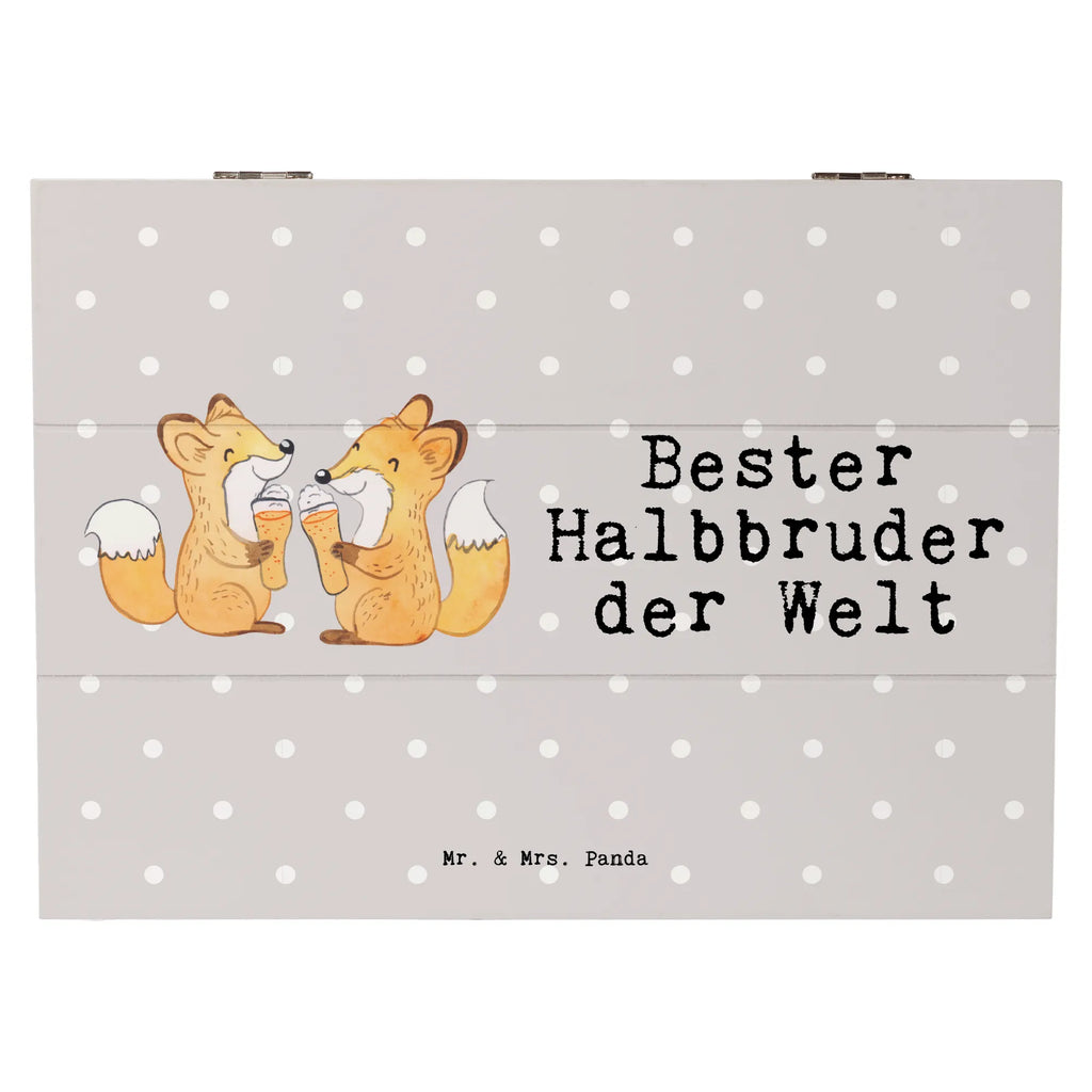 Holzkiste Fuchs Bester Halbbruder der Welt Aufbewahrungsbox, Dekokiste, Erinnerungskiste, Erinnerungsbox, Schatzkiste, Schatulle, XXL, Geschenkbox, Kiste, Holzkiste, Truhe, Geschenkdose, für, Dankeschön, Geschenk, Schenken, Geburtstag, Geburtstagsgeschenk, Geschenkidee, Danke, Bedanken, Mitbringsel, Freude machen, Geschenktipp, Kleinigkeit, Halbbruder, Stiefgeschwister, Brother, Schwester, Familie, Bester, Geschwister, Bruderherz, Brudi, Stief, Stiefbruder, Bruder, Sohn