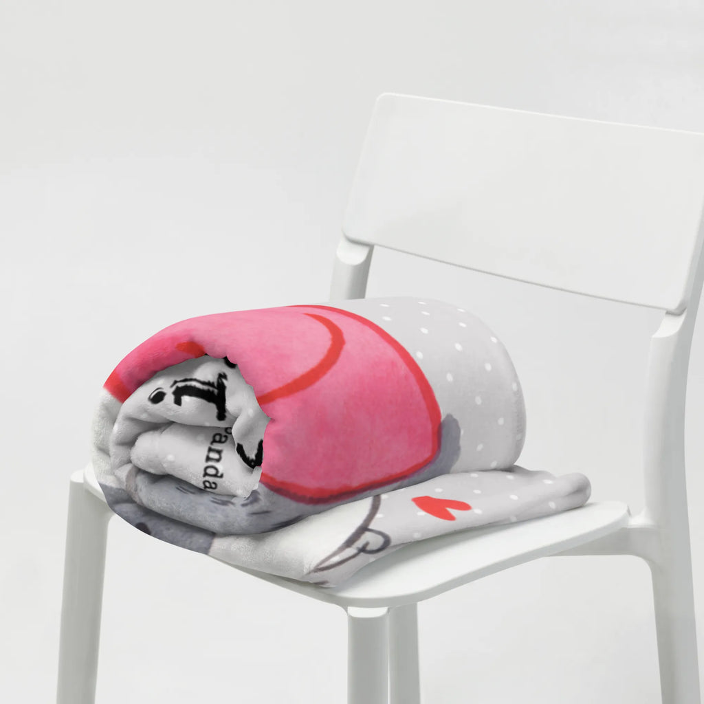 Personalizowany koc Panda Najlepsza świadkowa na świecie dla, Dziękuję, Prezent, Wręczyć, Urodziny, Prezent urodzinowy, Pomysł na prezent, Podziękować, Upominek, Sprawić radość, Tip na prezent