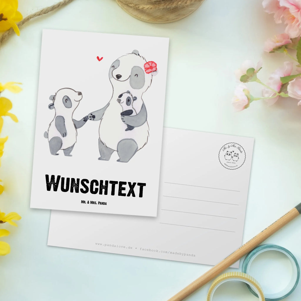 Personalisierte Postkarte Panda Beste Mom der Welt Geschenkkarte mit Wunschtext, Ansichtskarte mit Wunschtext, Grußkarte mit Wunschtext, Einladung mit Namen, Karte mit Wunschtext, Einladung mit Wunschtext, Ansichtskarte mit Namen, Postkarte mit Wunschtext, Karte mit Namen, Postkarte personalisierbar, Postkarte bedrucken, Geschenkkarte mit Namen, Postkarte mit Namen, Grußkarte mit Namen, für, Dankeschön, Geschenk, Schenken, Geburtstag, Geburtstagsgeschenk, Geschenkidee, Danke, Bedanken, Mitbringsel, Freude machen, Geschenktipp, Beste Mama, Tochter, Sohn, Supermama, Beste, Ma, Mama, Mutti, Mami, Mommy, Mutter, Mom, Muttertag