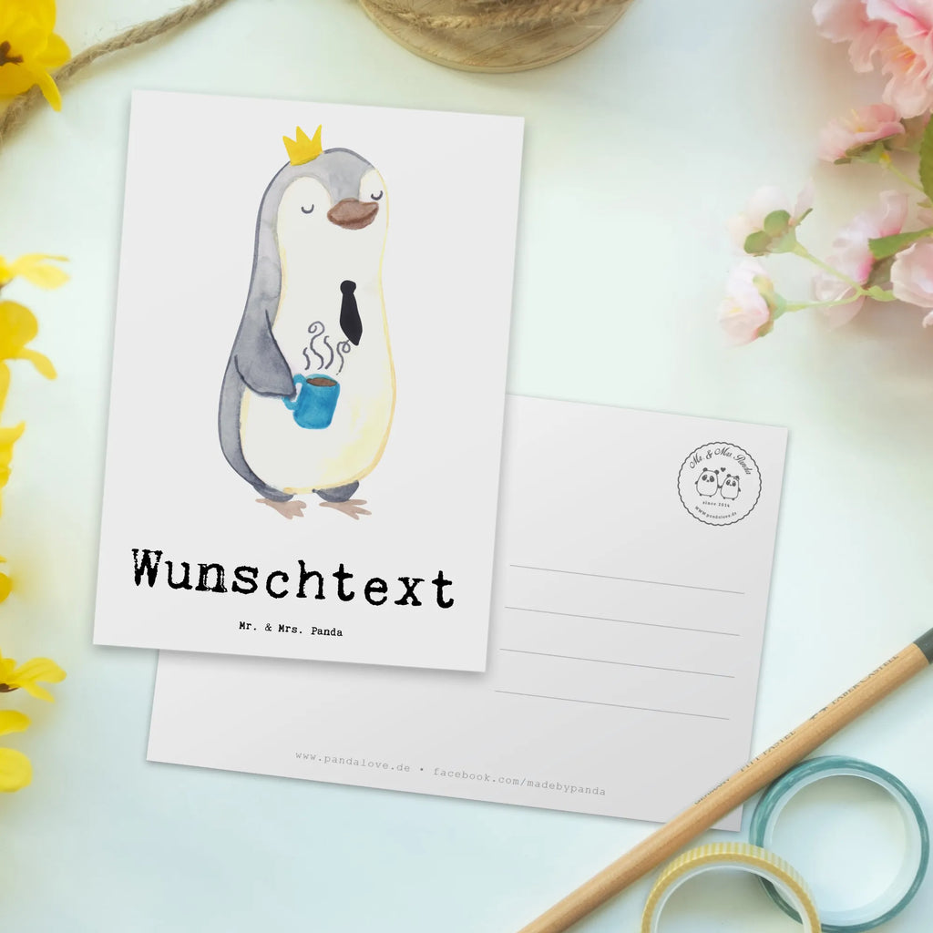 Personalisierte Postkarte Pinguin Bester Abteilungsleiter der Welt Karte mit Namen, Postkarte mit Wunschtext, Geschenkkarte mit Wunschtext, Ansichtskarte mit Namen, Postkarte bedrucken, Karte mit Wunschtext, Grußkarte mit Wunschtext, Grußkarte mit Namen, Ansichtskarte mit Wunschtext, Einladung mit Namen, Postkarte personalisierbar, Postkarte mit Namen, Geschenkkarte mit Namen, Einladung mit Wunschtext, für, Dankeschön, Geschenk, Schenken, Geburtstag, Geburtstagsgeschenk, Geschenkidee, Danke, Bedanken, Mitbringsel, Freude machen, Geschenktipp, Leiter, Arbeit, Abschiedsgeschenk, Abschied, Geschäftsführer, Kollege, Ruhestand, Büro, Abteilungsleiter, Vorgesetzter, Chef