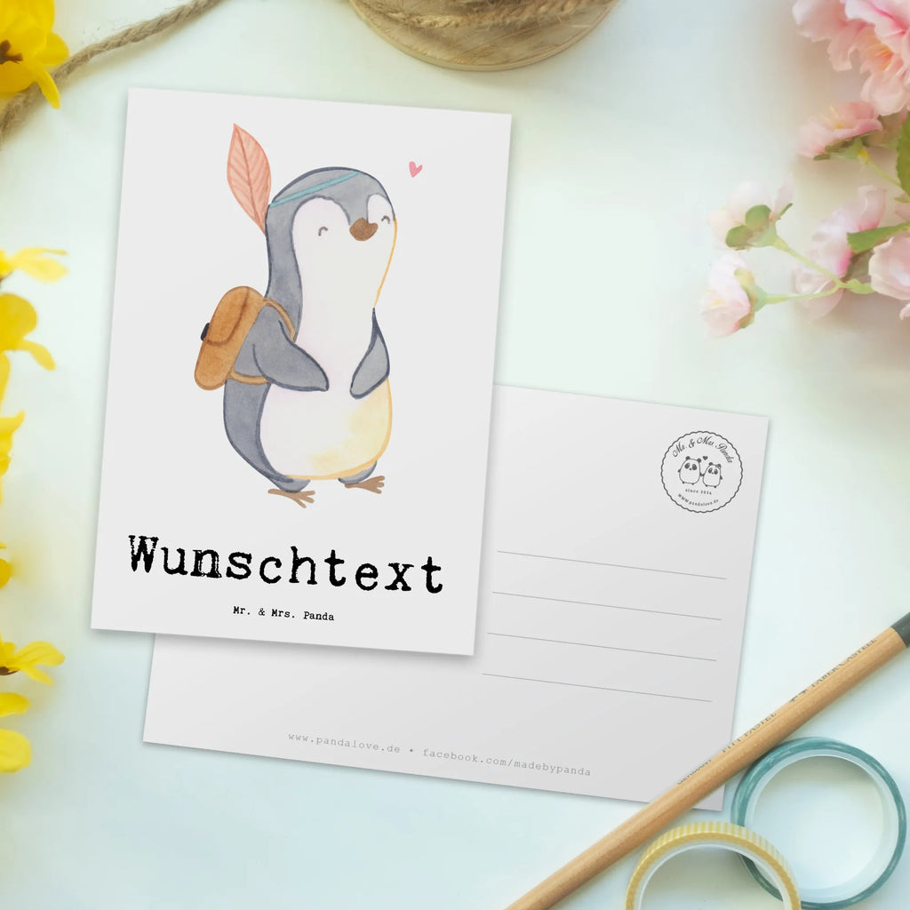 Personalisierte Postkarte Pinguin Bester Blutsbruder der Welt Grußkarte mit Namen, Einladung mit Namen, Geschenkkarte mit Namen, Einladung mit Wunschtext, Ansichtskarte mit Namen, Postkarte personalisierbar, Ansichtskarte mit Wunschtext, Postkarte mit Namen, Geschenkkarte mit Wunschtext, Karte mit Wunschtext, Grußkarte mit Wunschtext, Postkarte bedrucken, Postkarte mit Wunschtext, Karte mit Namen, für, Dankeschön, Geschenk, Schenken, Geburtstag, Geburtstagsgeschenk, Geschenkidee, Danke, Bedanken, Mitbringsel, Freude machen, Geschenktipp, Sido, Brüder, Brother, Bester, Geschwister, Kleinigkeit, Blutsbruder, Familie, Blutsgeschwister, Freund, Bruderherz