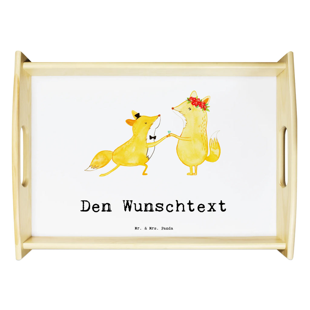 Personalised serving tray Fox Best Fiancé in the World for, thank you, gift, giving, birthday, birthday present, gift idea, souvenir, make you happy, gift tip, Marriage, Betrothal, Fiance, Dream Man, Wedding, Husband, Boyfriend, To-be
