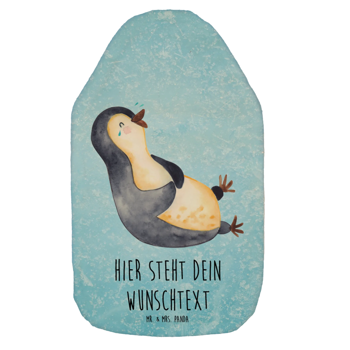Personalised hot water bottle Penguin Laugh Penguin, North Pole, Winter, Penguins, Fröhlich, Pinguine, Optimismus, Pinguin, lustiger Spruch