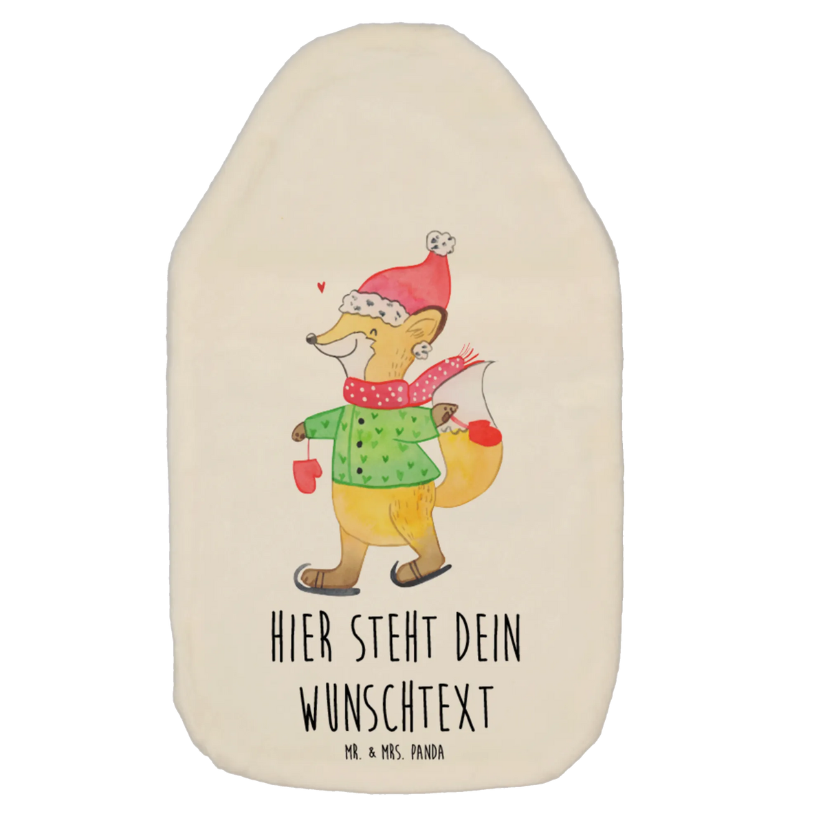 Personalisierte Wärmflasche Fuchs  Schlittschuhe Personalisierte Wärmflasche, Wärmekissen mit Namen, Individuelle Wärmflasche, Wärmflasche individualisiert, Wärmflasche personalisierbar, Bettflasche personalisiert, Personalisierte Bettflasche, Wärmflasche personalisiert, Personalisierbare Wärmflasche, Weihnachten, Winter, Weihnachtsdeko, Nikolaus, Advent, Heiligabend, Wintermotiv, Weihnachtszeit, Weihnachtstage, Tannenbaum, Weihnachtsmann, Weihnachtsbaum