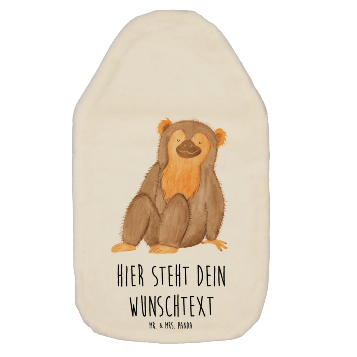 Personalisierte Wärmflasche Affe Wärmflasche individualisiert, Individuelle Wärmflasche, Bettflasche personalisiert, Personalisierbare Wärmflasche, Wärmflasche personalisiert, Wärmekissen mit Namen, Wärmflasche personalisierbar, Personalisierte Wärmflasche, Personalisierte Bettflasche, Afrika, Wildtiere, Selbstachtung, Selbstliebe, Selfcare, Liebe, Äffchen, Respekt, Selbstbewusstsein, Affen, Motivation, Affe