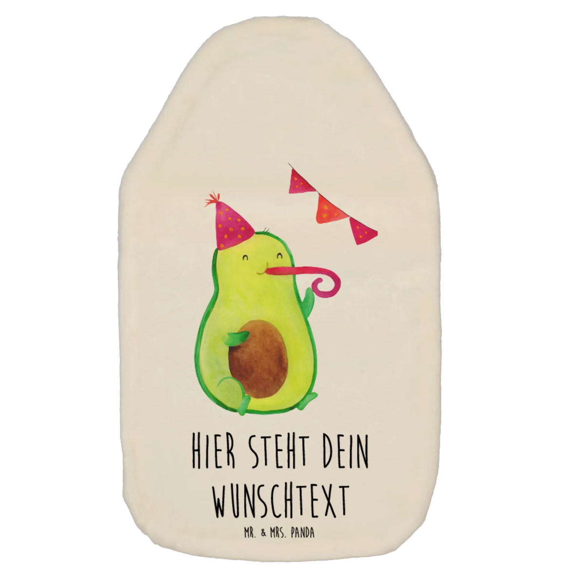 Personalised hot water bottle avocado party avocado, vegetables, birthday celebration, class celebration, avocados, favorite day, anniversary, Abi, passed, jubilee, graduation, happy birthday, celebration, exam, birthday, school graduation, party, company celebration