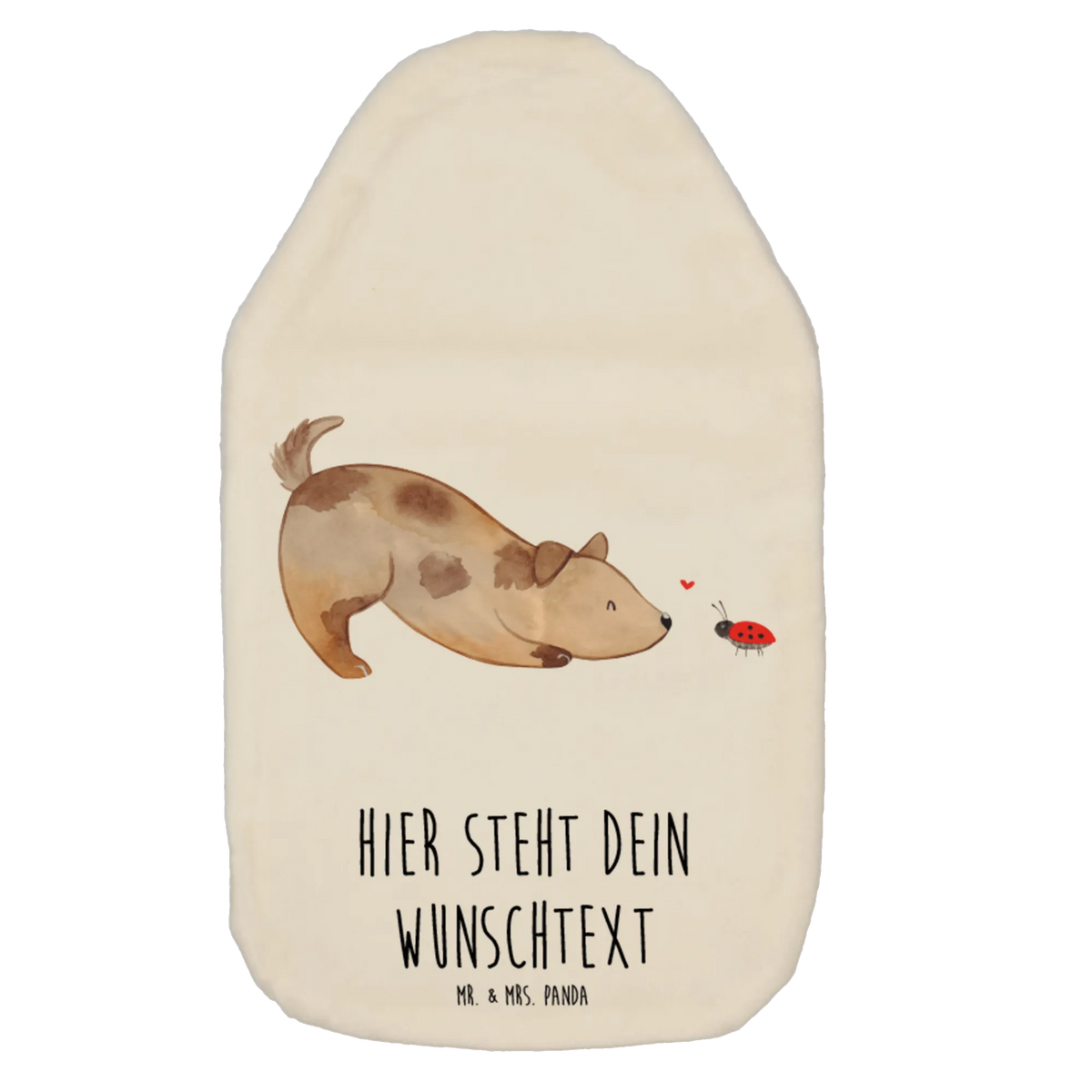 Personalisierte Wärmflasche Hund Marienkäfer Wärmflasche personalisierbar, Wärmflasche personalisiert, Personalisierte Wärmflasche, Wärmflasche individualisiert, Personalisierte Bettflasche, Bettflasche personalisiert, Individuelle Wärmflasche, Wärmekissen mit Namen, Personalisierbare Wärmflasche, Sprüche, Hund, Hunderasse, Hundebesitzer, Hundemotiv, Haustier, Tierliebhaber, Hunde, Mischlinghund, Mischling, Hundespruch, Marienkäfer