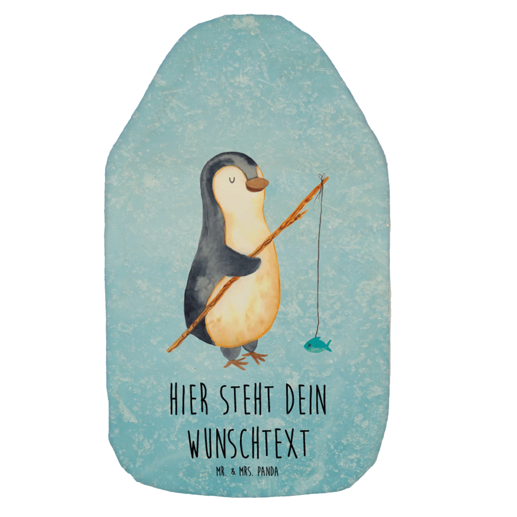 Spersonalizowany termofor Pingwin Wędkarz Pinguin