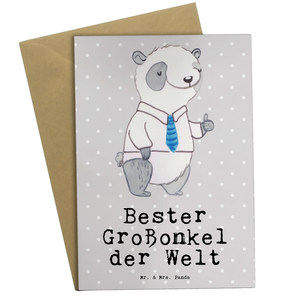 Greetings card panda Best great uncle in the world folding card, greeting card, birthday card, wedding card, invitation card, for, thank you, gift, giving, birthday, birthday present, gift idea, souvenir, make you happy, gift tip, uncle, great uncle
