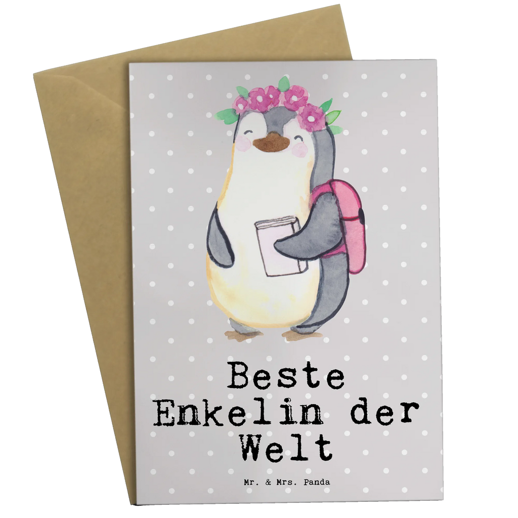 Grußkarte Pinguin Beste Enkelin der Welt Einladungskarte, Grußkarte, Ansichtskarten, Karte, Geburtstagskarte, Hochzeitskarte, Glückwunschkarte, Klappkarte, für, Dankeschön, Geschenk, Schenken, Geburtstag, Geburtstagsgeschenk, Geschenkidee, Danke, Bedanken, Mitbringsel, Freude machen, Geschenktipp, Großtochter, Enkelin, Taufe, Enkeltochter, Opa, Kind von Sohn, Kind von Tochter, Oma, Enkelkind