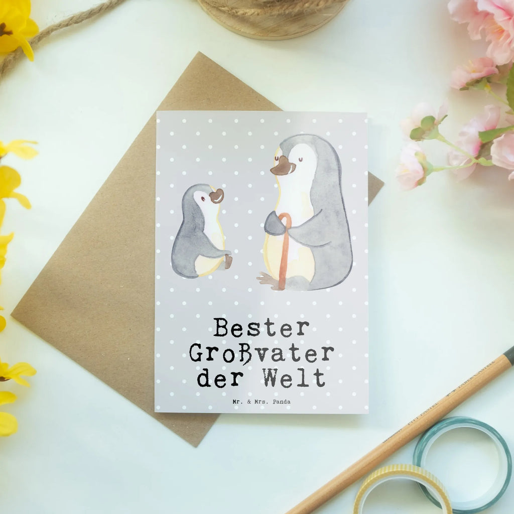Grußkarte Pinguin Bester Großvater der Welt osterkarten, glückwunschkarten, Grußkarte, Motivkarte, jubiläumskarte, hochzeitskarten, kommunionskarte, Beileidskarte, firmungskarte, valentinstagskarte, vatertagskarte, Grußkarten, neujahrskarte, genesungskarte, Glückwunschkarte, Klappkarte, weihnachtskarten, osterkarte, babykarte, abiturkarte, spruchkarte, einladungskarten, dankeskarten, Geschenkidee, Geschenk, Schenken, Mitbringsel, Geburtstag, Geburtstagsgeschenk, für, Danke, Dankeschön, Bedanken, Freude machen, Geschenktipp, Enkel, Kleinigkeit, Bester, Oppa, Opa, Grossvater, Großeltern, Großvater, Oppi, Enkelin, Enkelkind, Opi. Großpapa