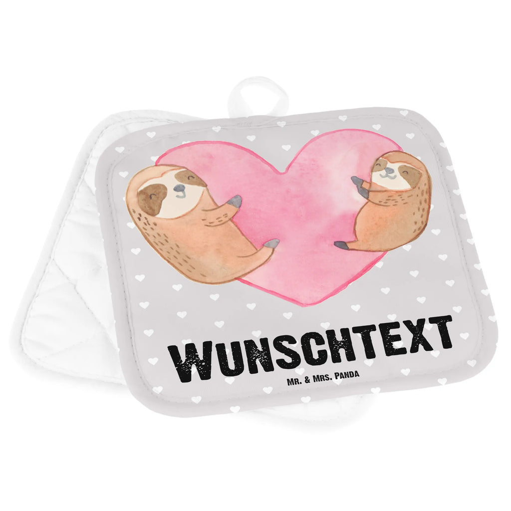 Personalised pot holder sloths Heart Love, Loving, Two, Together, Marriage, Engagement, Proposal of marriage, Love gift, gift for her, gift for him, anniversary gift, Valentine&#39;s Day Gift for Women Love Gift Anniversary Wedding Anniversary Party Favor Gift for Girlfriend Gift for Partner Boyfriend Gift Token of Love for Men for Husband