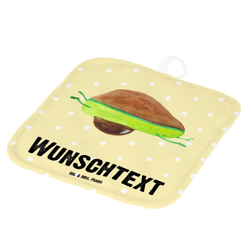 Personalised pot holder avocado yoga avocado, vegetables