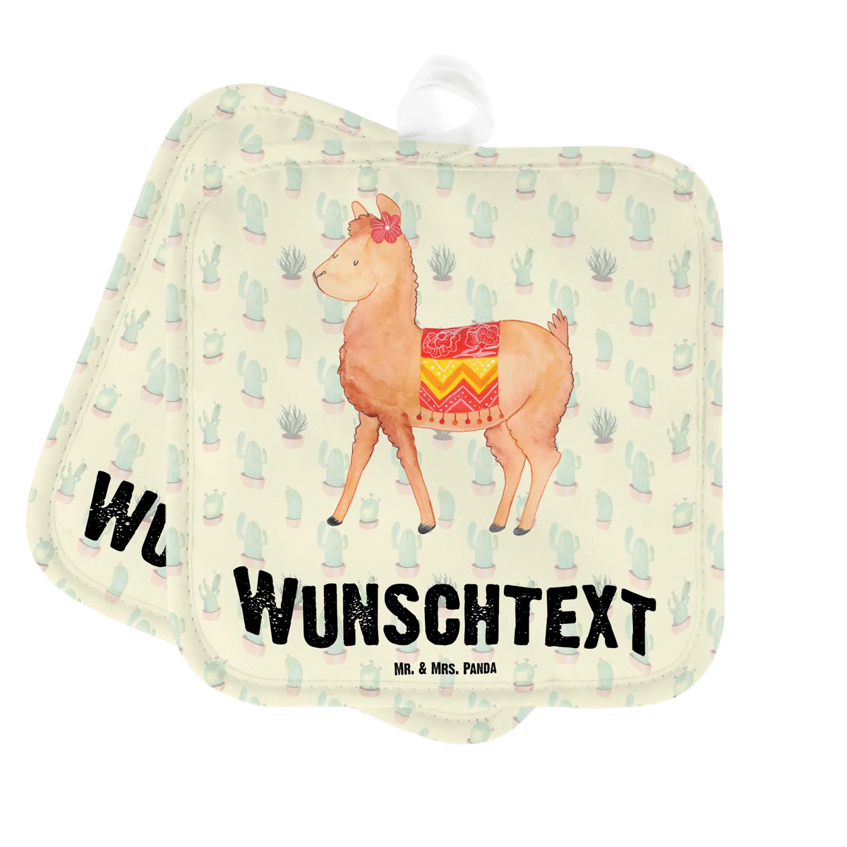 Personalised pot holder alpaca Proud alpaca, llama, pako, camel, Peru, animal, favourite animal