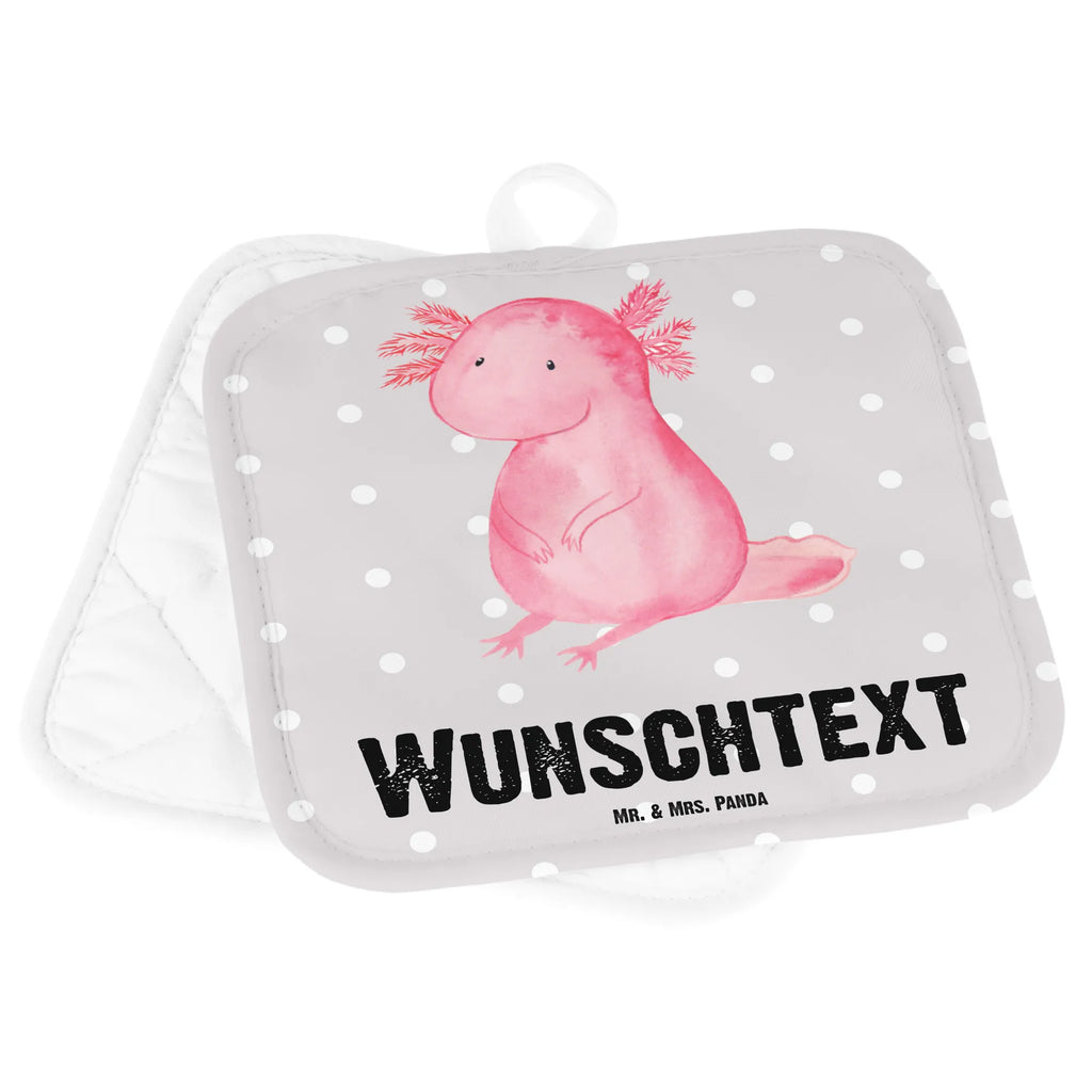 Personalised pot holder axolotl zero Axolotl, Axelotl, marine animals, Mexican walking fish, salamander, love, happy, contented, Axolot, wisdom, worldly wisdom, girlfriend, lifestyle, cheerful