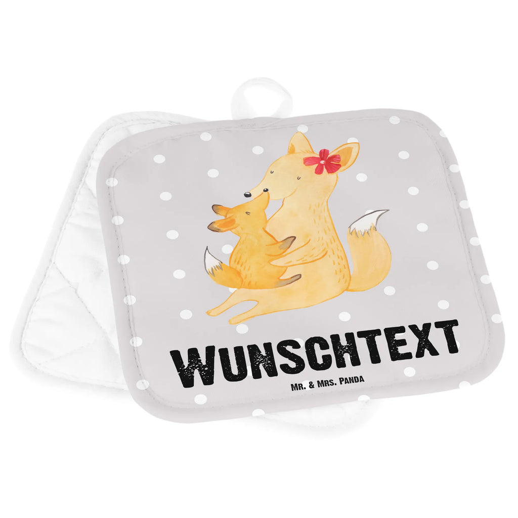 Personalised pot holder Fox mummy Personalisierte Topfuntersetzer, Personalisierter Ofenhandschuh, Namensaufdruck, Topflappen Set personalisiert, Topflappen mit Namen, Topflappen personalisiert, Familie, Vatertag, Muttertag, Bruder, Schwester, Mama, Papa, Oma, Opa, Mutter, Beste Tochter, Geschenk, Tochter, Lieblingstochter