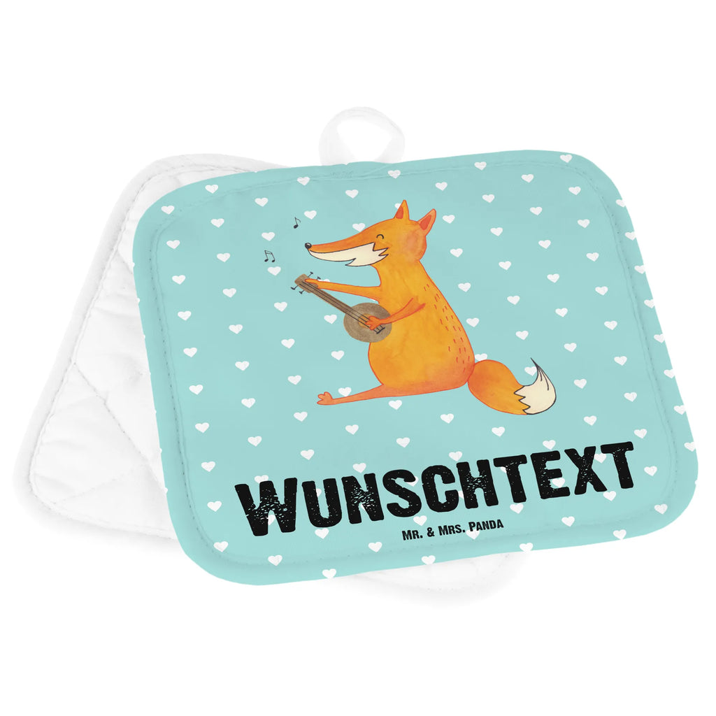 Personalisierte Topflappen Fuchs Gitarre Personalisierte Topfuntersetzer, Topflappen mit Namen, Topflappen Set personalisiert, Personalisierter Ofenhandschuh, Namensaufdruck, Topflappen personalisiert, Fuchs, Geschenk Musiker, Sängerin, Musikerin, Sänger, Musik Spruch, Gitarre, Füchse
