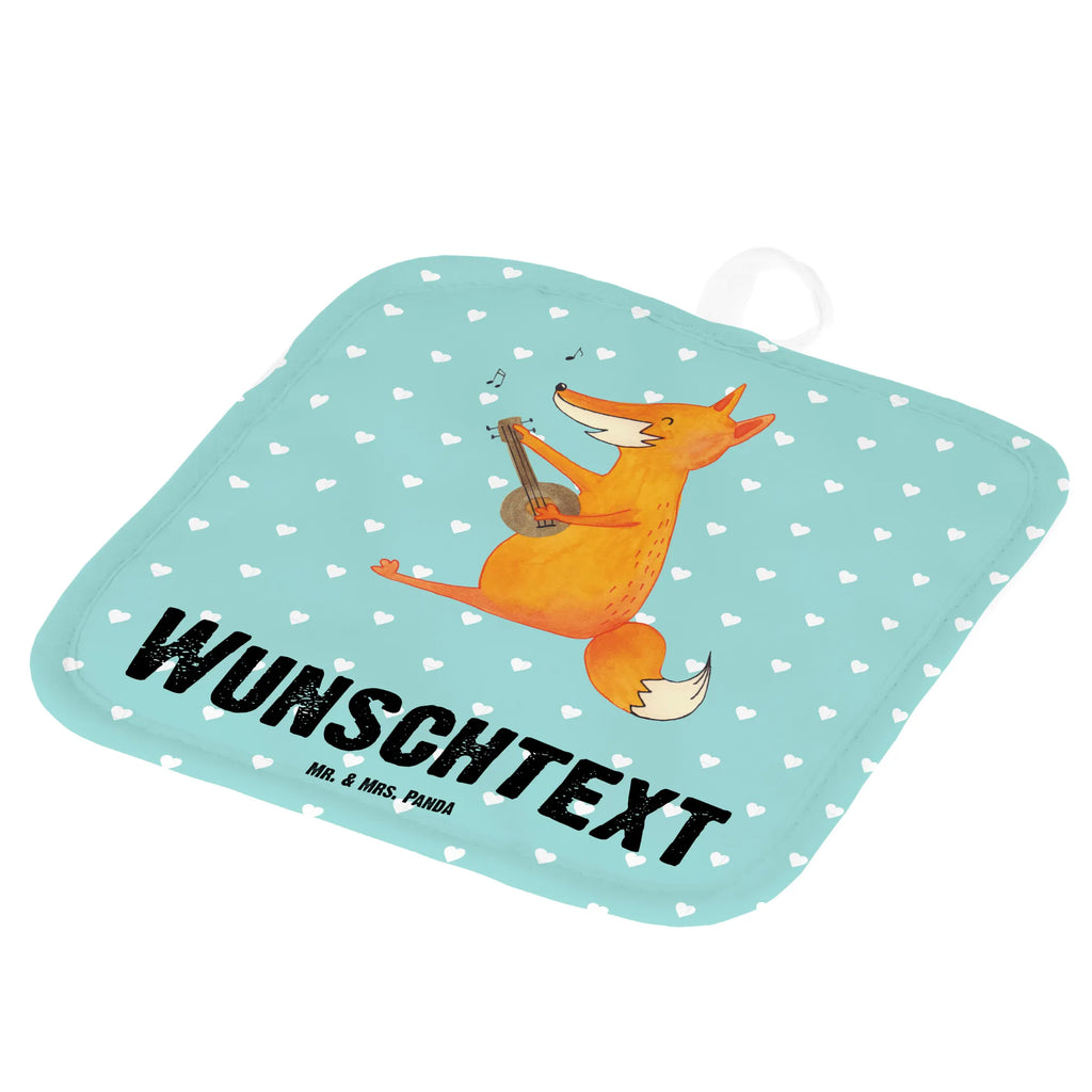 Personalisierte Topflappen Fuchs Gitarre Personalisierte Topfuntersetzer, Topflappen mit Namen, Topflappen Set personalisiert, Personalisierter Ofenhandschuh, Namensaufdruck, Topflappen personalisiert, Fuchs, Geschenk Musiker, Sängerin, Musikerin, Sänger, Musik Spruch, Gitarre, Füchse
