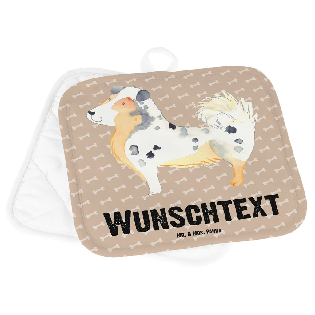 Personalisierte Topflappen Australien Shepherd Personalisierter Ofenhandschuh, Personalisierte Topfuntersetzer, Namensaufdruck, Topflappen mit Namen, Topflappen Set personalisiert, Topflappen personalisiert, Hund, Hundemotiv, Haustier, Hunderasse, Tierliebhaber, Hundebesitzer, Sprüche, Shepherd, Spruch, Familienhund, Hundeliebe, Australien Shepherd