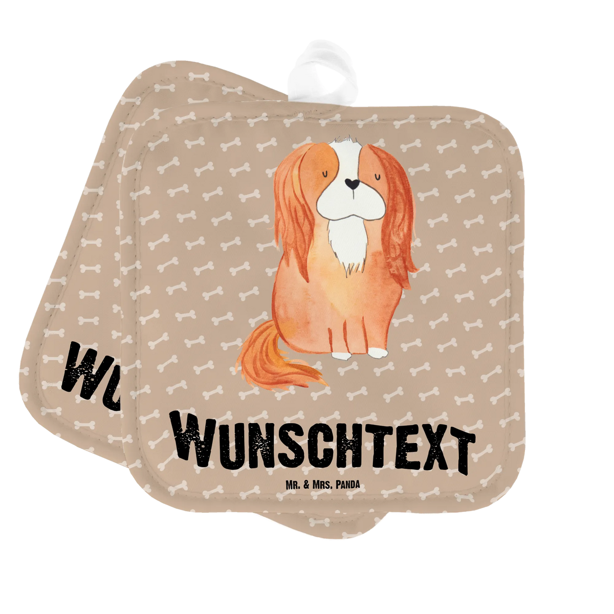 Spersonalizowane rękawice kuchenne pies Cavalier King Charles Spaniel Pies, motyw psa, zwierzę domowe, rasa psa, miłośnik zwierząt, właściciel psa, powiedzenia