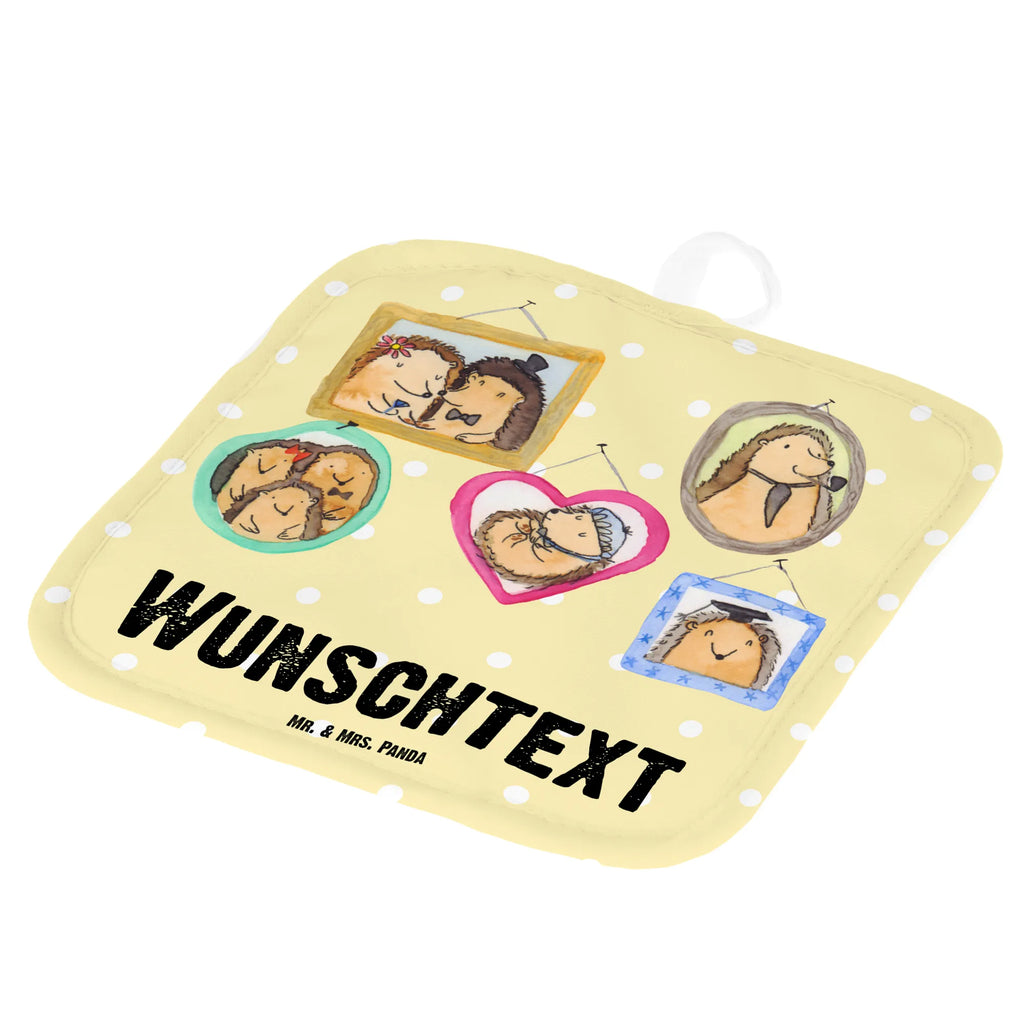 Spersonalizowane rękawice kuchenne Rodzina jeży Rodzina, Dzień Ojca, Dzień Matki, brat, siostra, mama, tata, babcia, dziadek